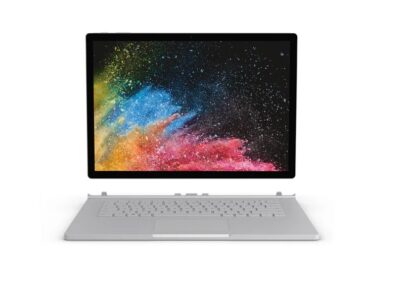 لپ تاپ مایکروسافت سرفیس بوک 2 – 15 اینچ با 6 گیگابایت گرافیک 1060 – (i7 8th -ram 16 -ssd 512) – microsoft surface book 2 (استوک)