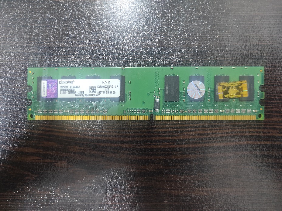رم دسکتاپ 1 گیگابایت Kingston DDR1 مدل KVR400MY4C3A/1G-SP استوک