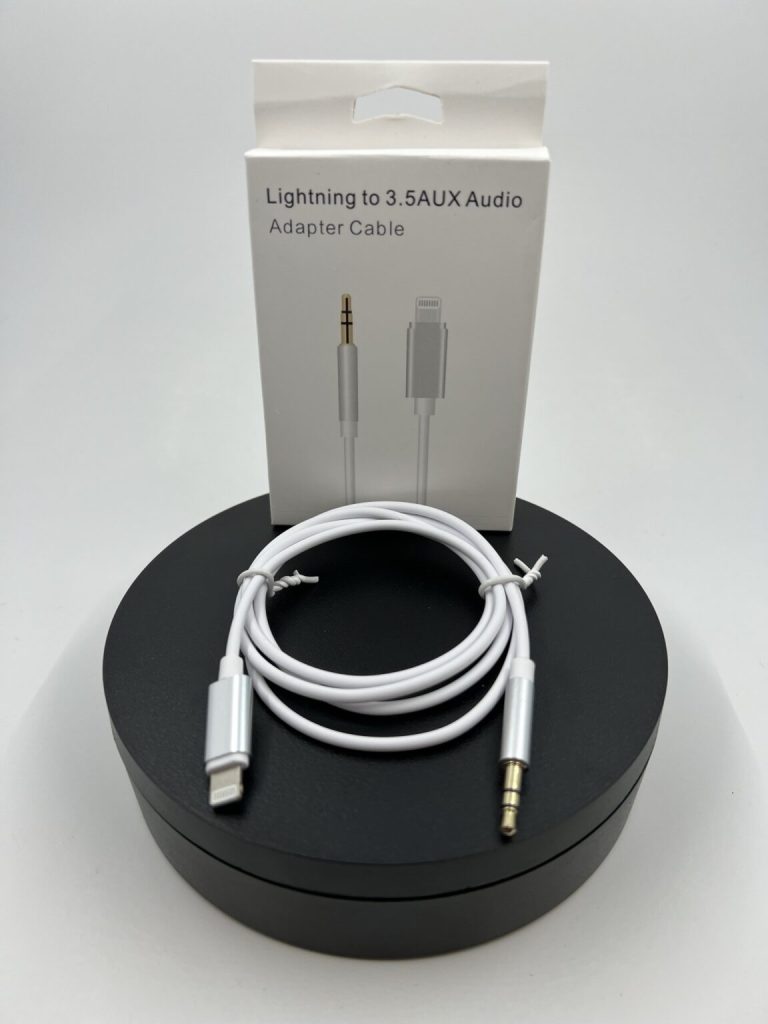کابلAUX گوشی آیفون تبدیل لایتنینگ به جک 3.5 AUX Audio