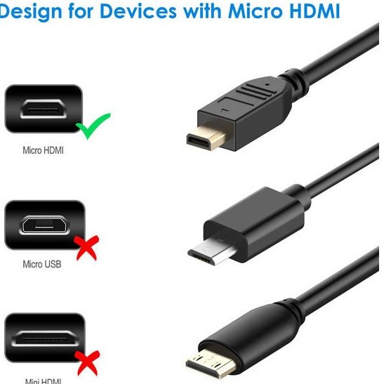 کابل تبدیل Micro HDMI به HDMI یوگرین مدل HD127 طول ۱.۵ متر