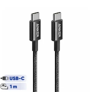 کابل تبدیل USB-C به USB-C انکر مدل Nylon A8752 طول یک متر
