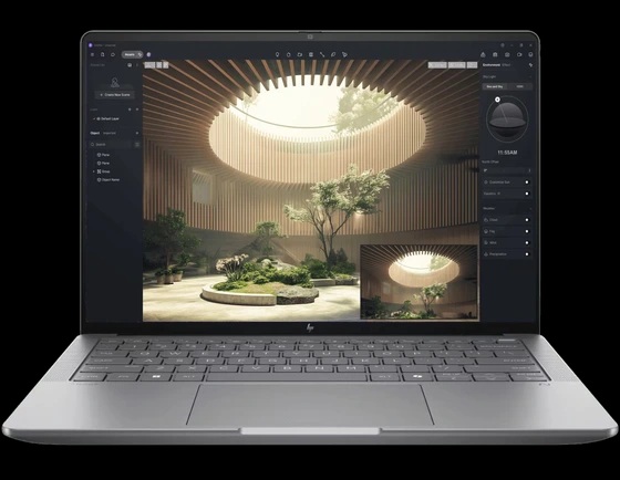 استوک hp zbook ultra G1a R Ai Max+Pro 395w 64GB 1T AMD 8060S 14″2K Plus 120Hz Grey open box
