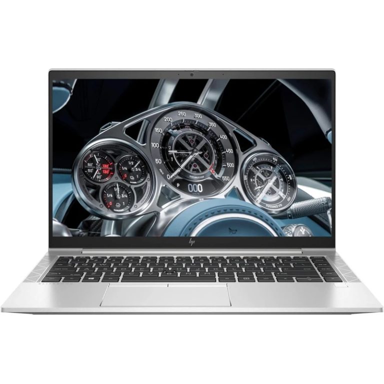 استوک hp elitebook 845 g7 R5 4650u 8 GB 256 GB 512 MB 14.1″ FHD silver A++