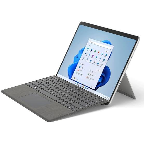 استوک MICROSOFT pro8 i5-1145g7 8GB 256GB intel iris 13′ 2k touch silver A++