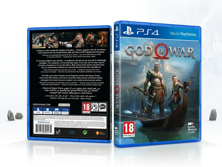 دیسک بلوری اورجینال بازیGod of War پلیاستیشن ۴ (PlayStation 4)