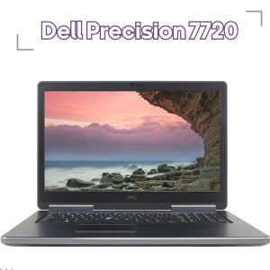 لپتاپ دل پرسیژن  Dell precision 7720 Core i7-6th Ram 16 SSD 512 GPU Quadro M1200 4GB 17 Inch استوک