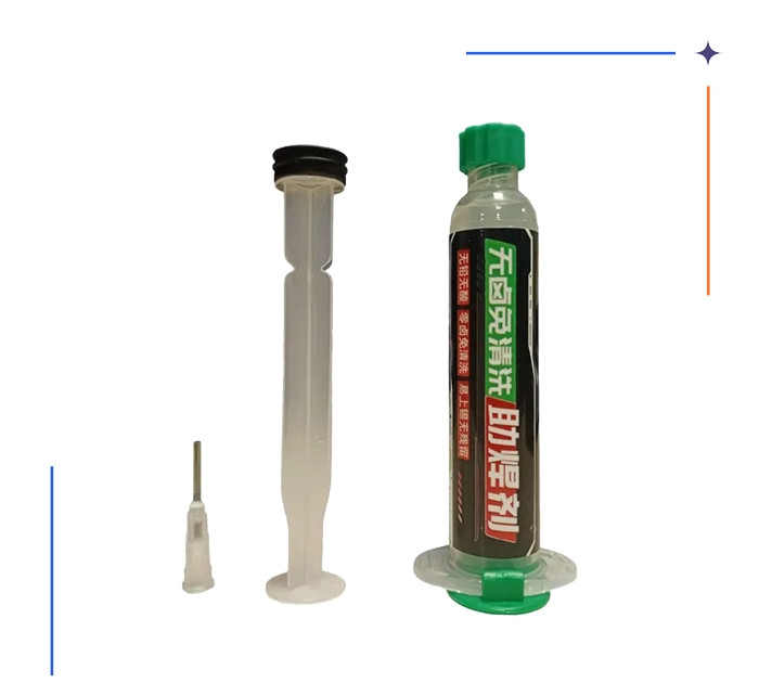 روغن فلکس سرنگی شفاف YCS 10CC
