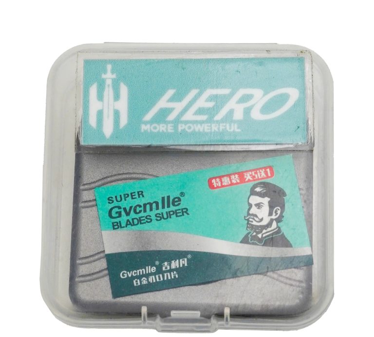 دسته تیغ و تیغ فلزی HERO